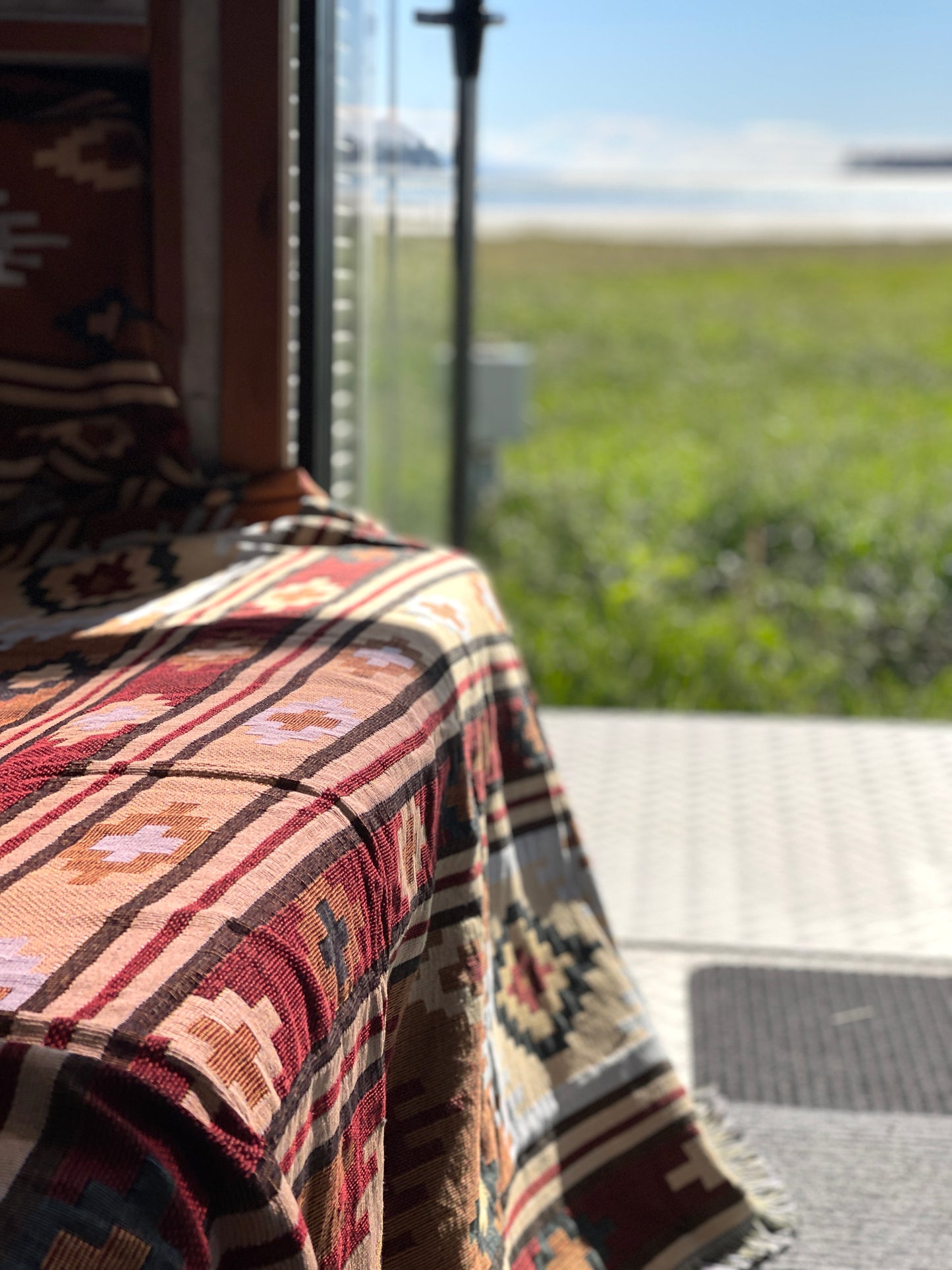 DUNES - Large Blanket 160 x 220 | Boho Throw Rug