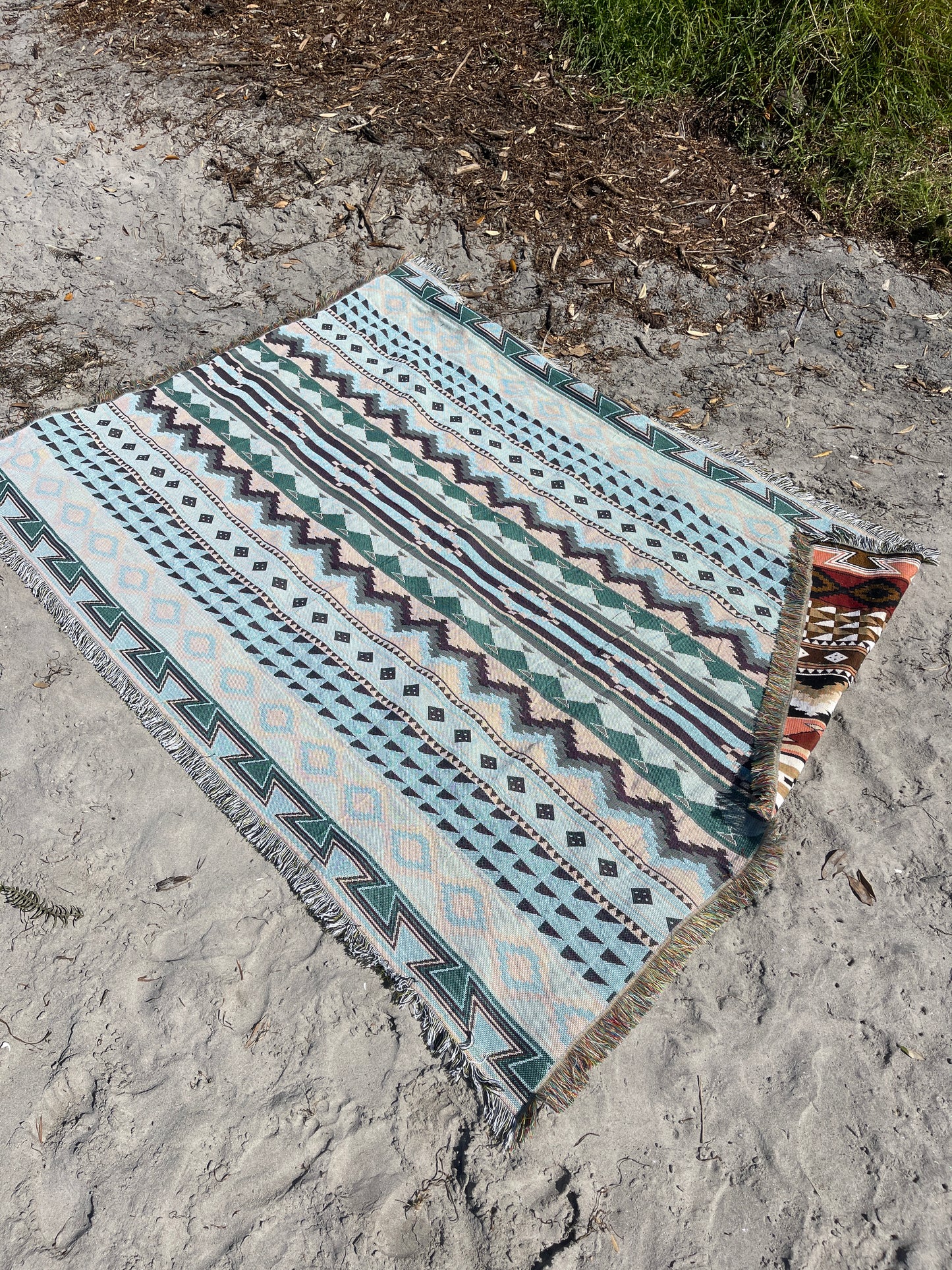MONTAÑA - Large Blanket 160 x 220 | Boho Throw Rug