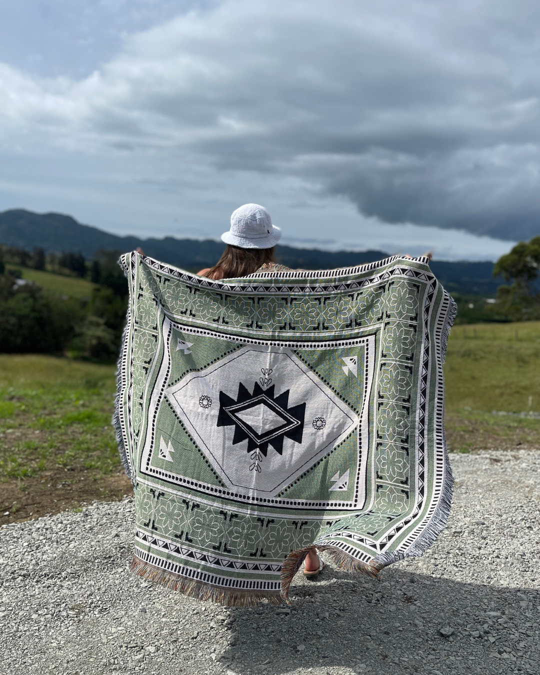 WILDERNESS - Blanket | 130 x 160 Boho Throw Rug