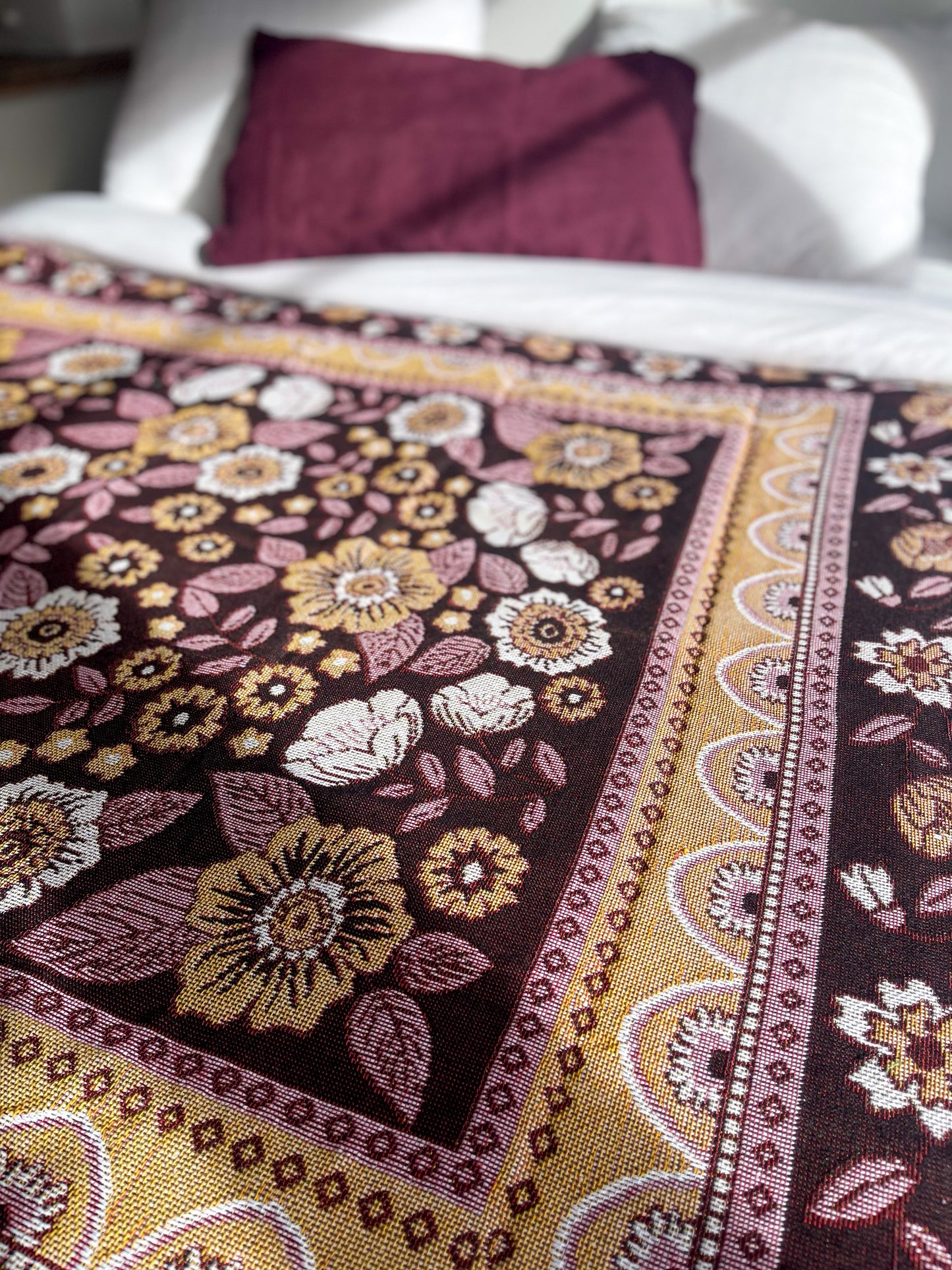 ABUNDANCE - Blanket | 130 x 160 Boho Throw Rug