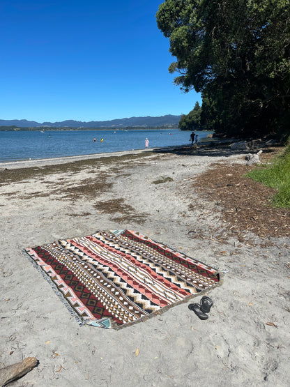 MONTAÑA - Large Blanket 160 x 220 | Boho Throw Rug