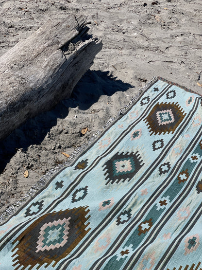 DUNES - Large Blanket 160 x 220 | Boho Throw Rug